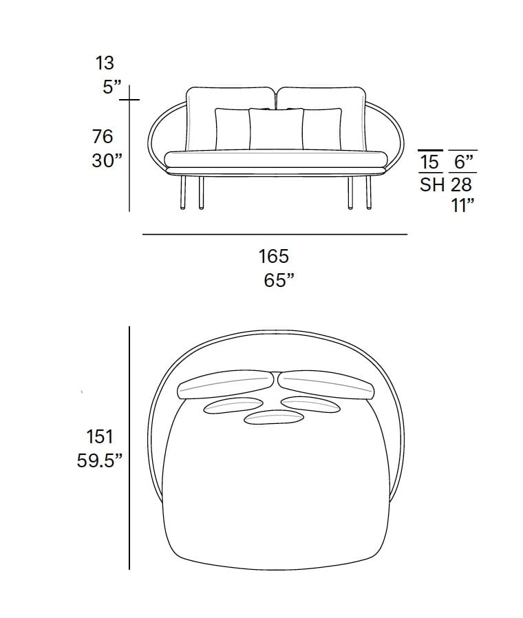 Ткань сад кровать EXPORMIM ARCH-00049404 - Вид №6