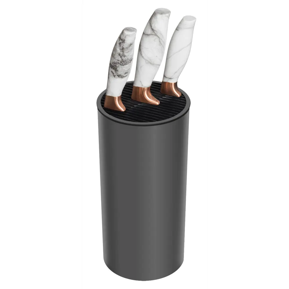 Подставка для ножей Idi Land 22.7x11x11 см пластик цвет серый Santreyd STLM-2052290 - Вид №2