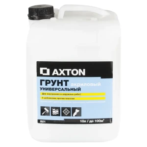 Грунт акриловый универсальный Axton, 10 л