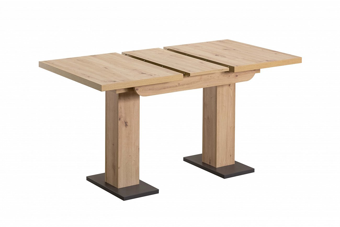 Стол обеденный раздвижной 110-166 см светло-коричневый Clyde STOOL GROUP  00-3958855 Коричневый  - Вид №3