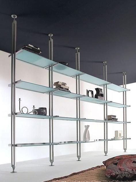 F.lli Orsenigo Книжный шкаф двусторонний стеклянный с креплением к потолку sun-id-1469157 - Вид №1