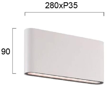 Terzo Light Светодиодный настенный светильник для улицы из алюминия  V4226700, v4226701  - Вид №2