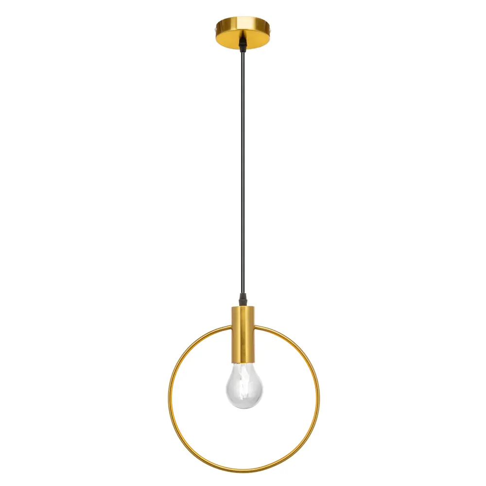 Светильник подвесной Nadin, 1 лампа, 5 м², цвет бронза/прозрачный LAMPLANDIA STLM-2108832