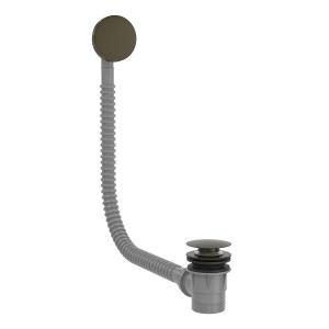 Сливной клапан Click-clack с переливом для ванны-03453420KMB TRES