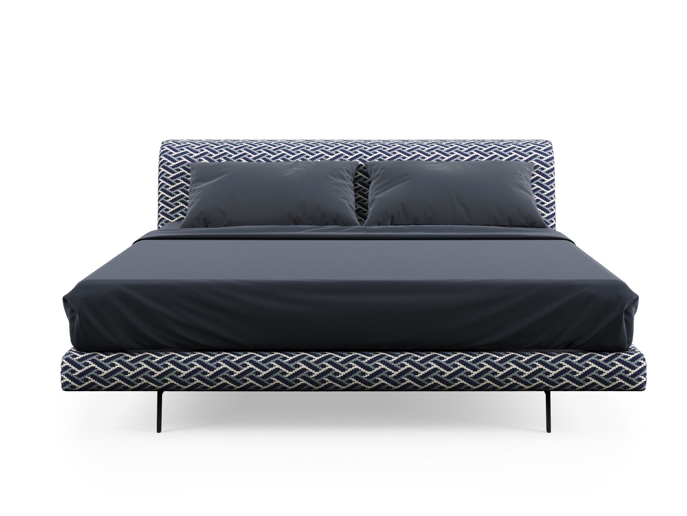 Двуспальная кровать из ткани с мягким изголовьем Liu Jo Living Collection Warmover ARCH-00125472 - Вид №4