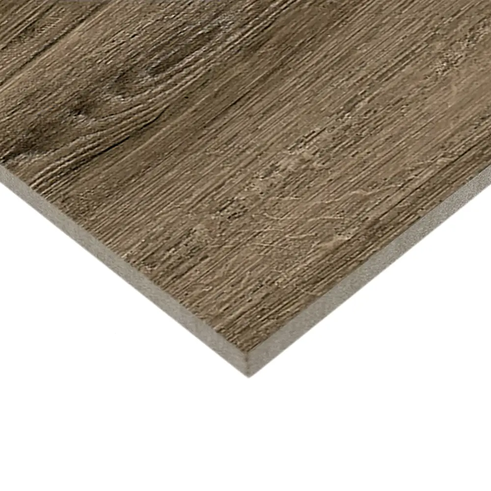Глазурованный керамогранит Alma Ceramica Elm 40 20x90 см 1.62 м² матовый цвет коричневый 89456754 STLM-2131025 - Вид №2