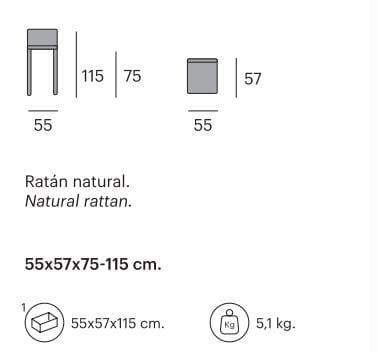 Стул из ротанга Pilma Boulevard ARCH-00139622 - Вид №4