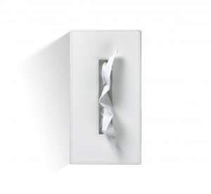 Салфетница KB 40 DECOR WALTHER Имитация кожи белая 839950