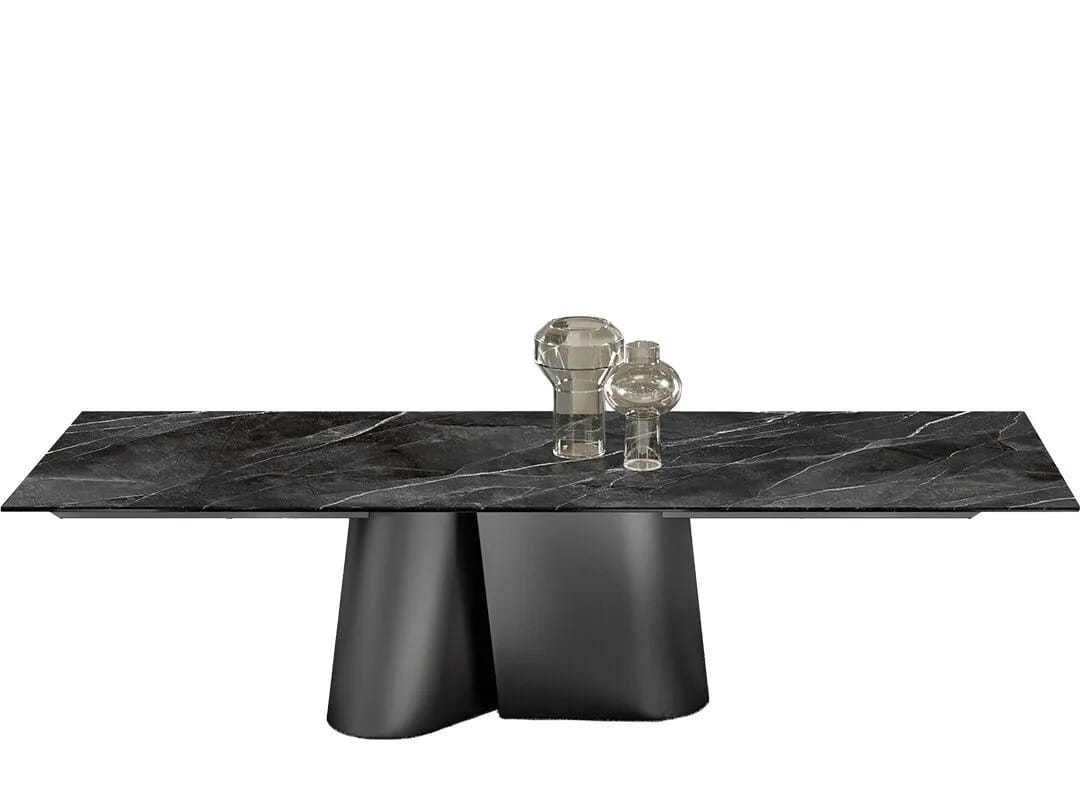 Стальной прямоугольный обеденный стол Bontempi Casa KIMONO ARCH-00055732