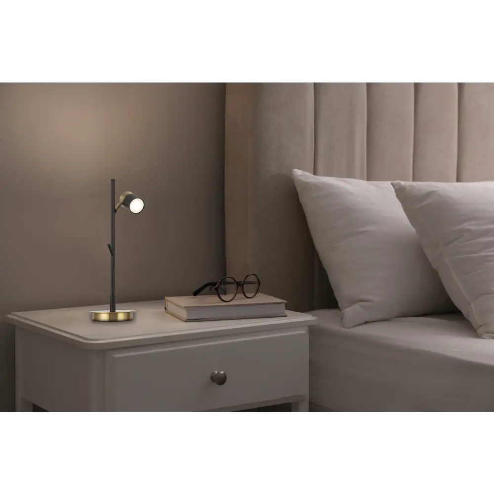 Настольная лампа Freya Enzo — элегантное черное освещение для интерьера 88241780 STLM-0935602 - Вид №9