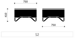 profim Журнальный столик квадратный Softbox sun-id-1469109 - Вид №2