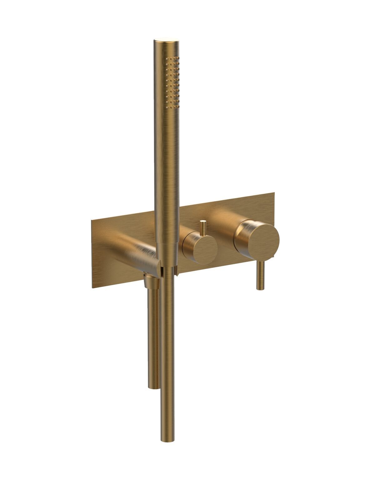 Настенный смеситель для ванны с 3 отверстиями и ручным душем Rubinetterie Frattini отдельная эстетика ARCH-00136591 - Вид №20