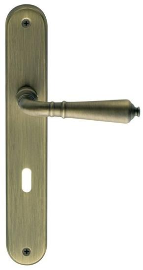 Pasini Ручка из латуни на пластине с накладкой Mod. 800 0030  - Вид №1