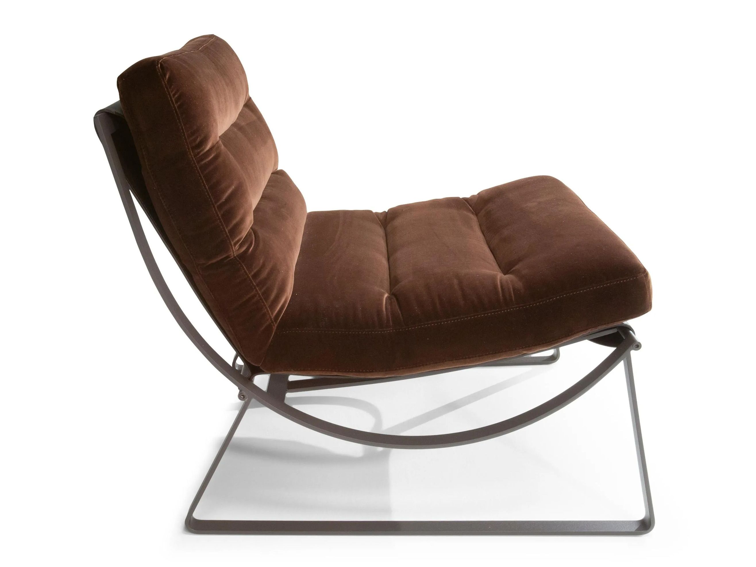 Кресло с салазками из ткани Natuzzi Italia CAMMEO ARCH-00133285 - Вид №1