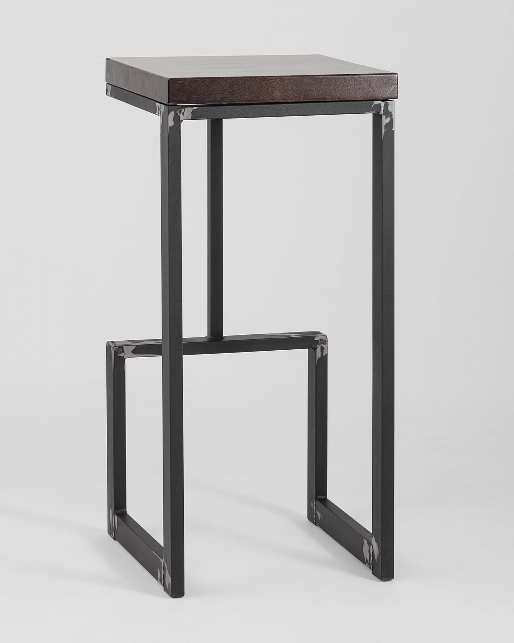 Барный стул коричневый с деревянным сиденьем "Альтрон" STOOL GROUP  00-3945991 Коричневый  - Вид №5