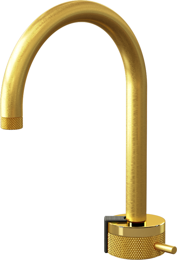 E-11502-R1AU-L2BOX-BAU Однорычажный прогрессивный смеситель для раковины - излив 16см GRAFF MOD+