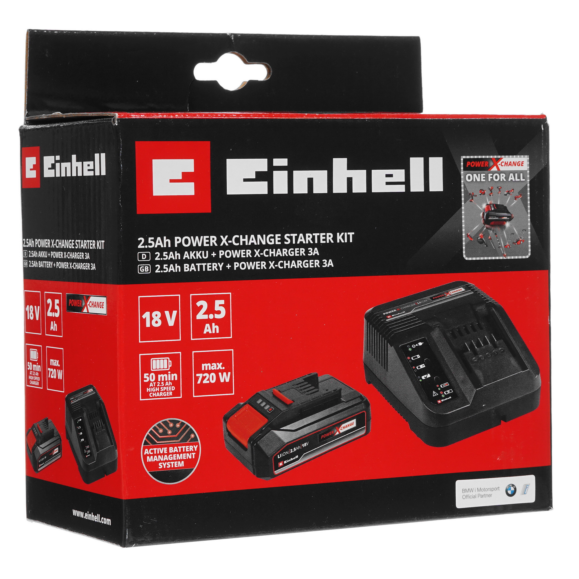 Аккумулятор и зарядное устройство Einhell PXC Starter Kit Power X Change 18V 8193674 STDN-0068384 - Вид №8