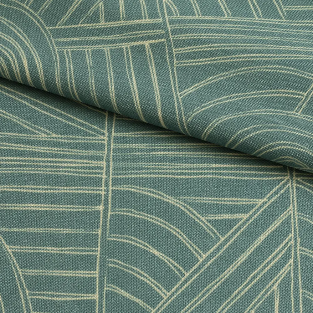 Штора на ленте Римини 160x260 см цвет зеленый GARDEN STLM-2125619 - Вид №3