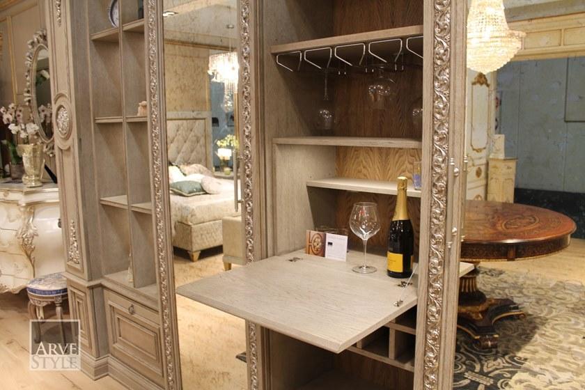 Arvestyle Настенный книжный шкаф из дерева с подсветкой Giulio As-1800 - Вид №14