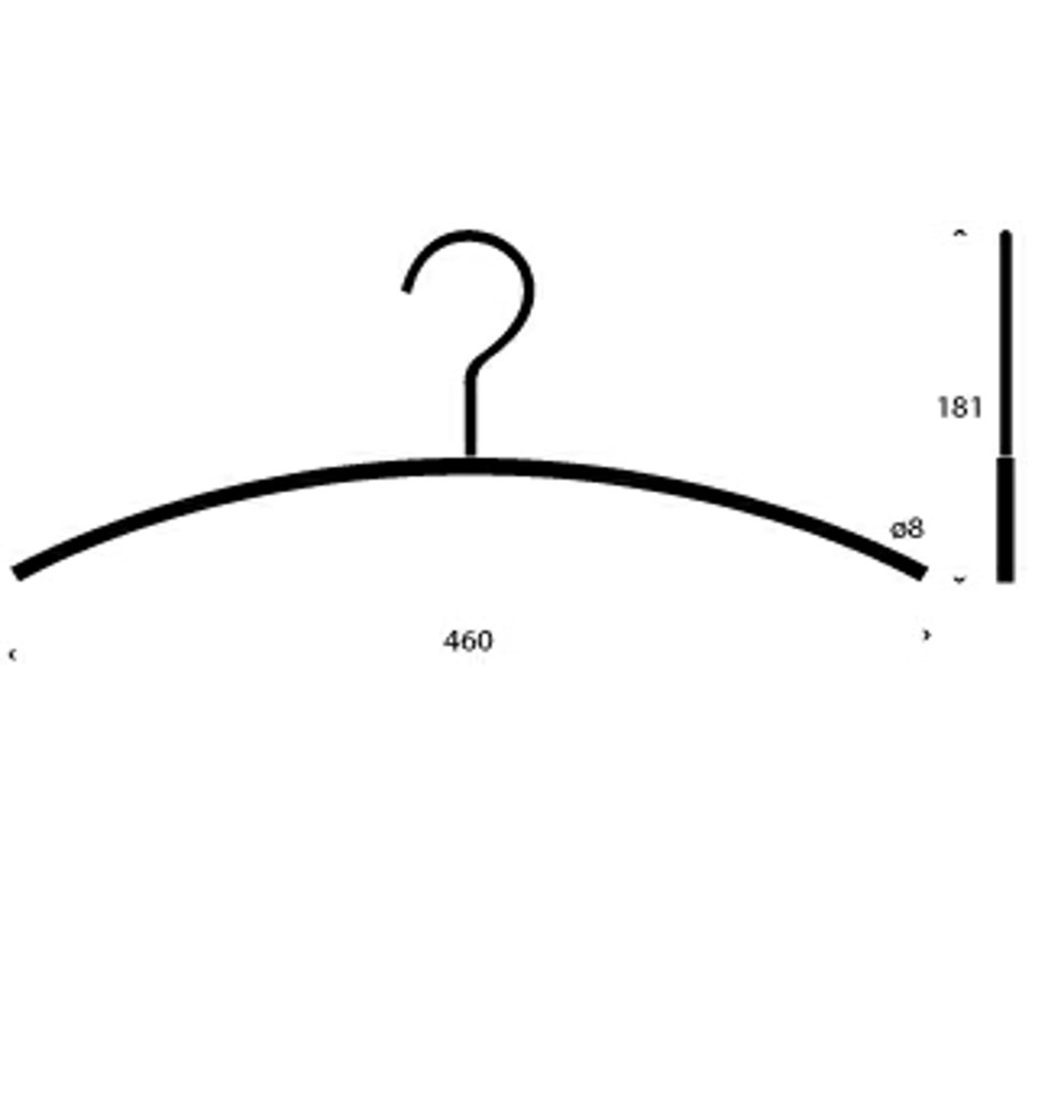 FROST Вешалка 1 «SLIM » » полированная. Нержавеющая сталь Полированный O1134  - Вид №2