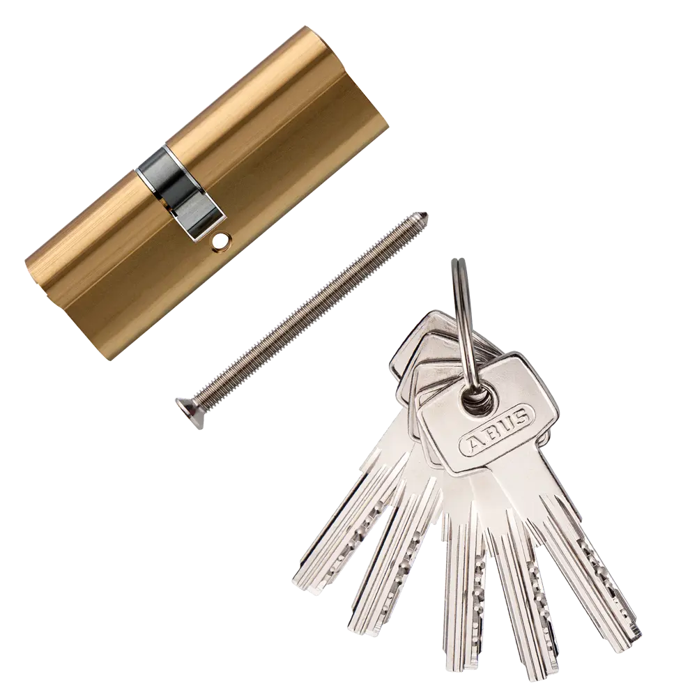 Цилиндр Abus 40х50 мм, ключ/ключ, цвет золото 82389968 STLM-2079506 D6 - Вид №1