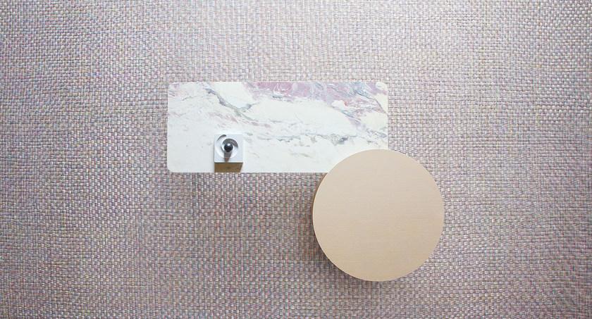 Paola Lenti Низкий прямоугольный журнальный столик из мрамора Nesso sun-id-1458801 - Вид №1