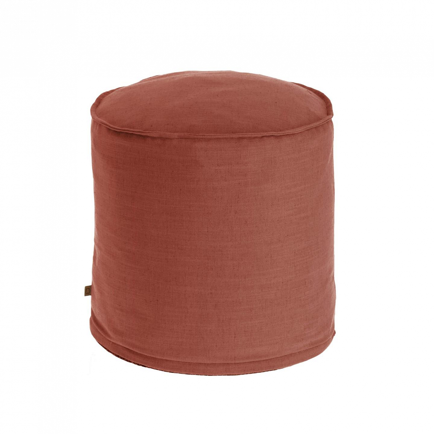 082584 Пуф Ø 42 см бордовый La Forma Maelina  - Вид №1