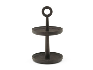 Деревянный журнальный столик с подносом