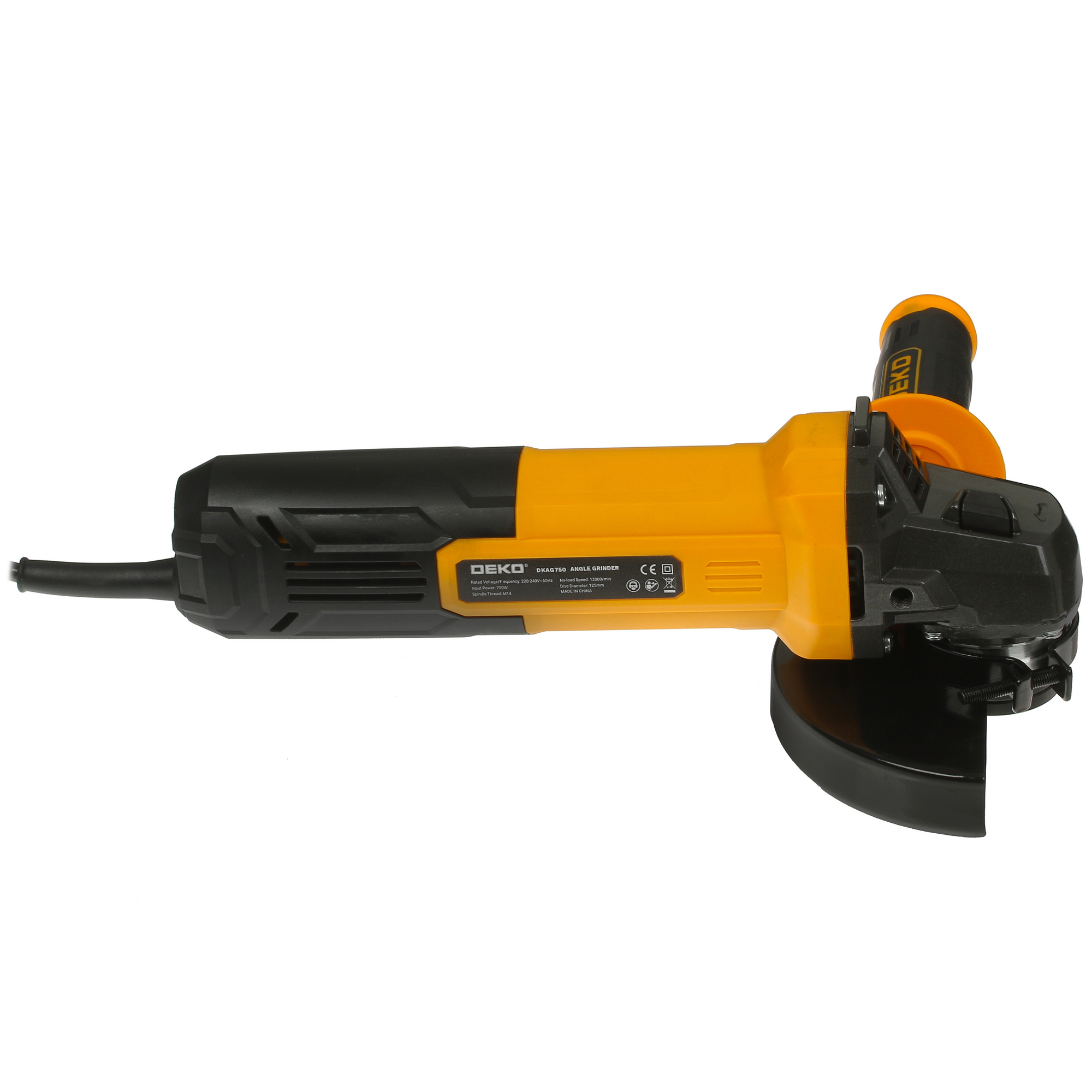 Углошлифовальная машина (УШМ) DEKO DKAG750 5304343 STDN-0028022 - Вид №3