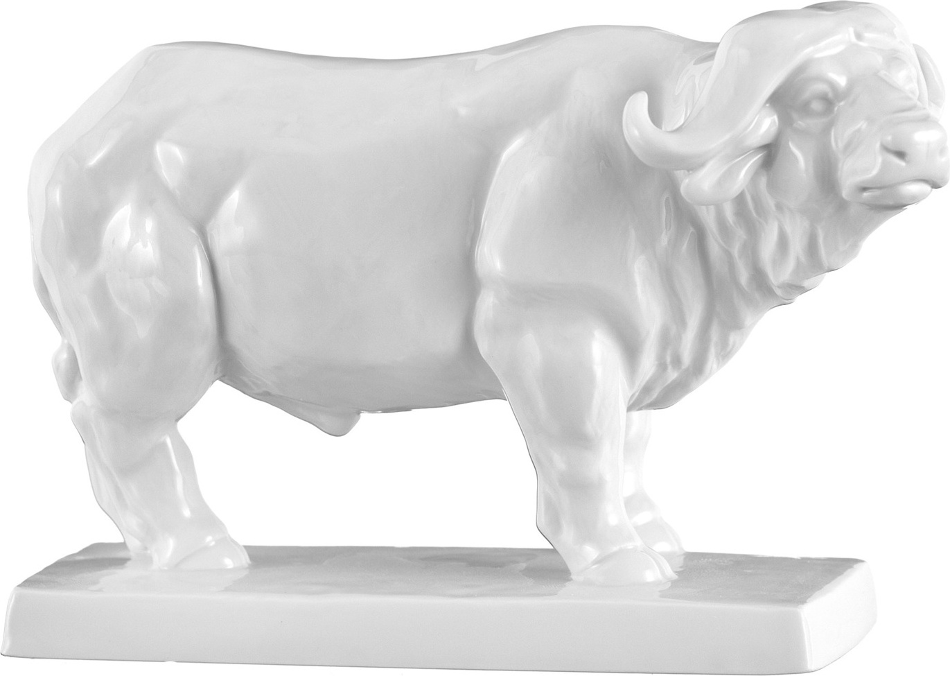 10630941 Meissen Фигурка Meissen "Буйвол" (из серии "Большая пятерка", 2019г.), 13см, п/к Фарфор, Керамика 