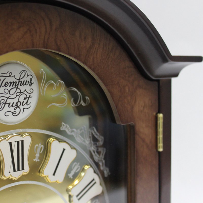 Часы настольные механические темно-коричневые Dark Walnut SARS ДИЗАЙНЕРСКИЕ 00-3967466 Коричневый  - Вид №1