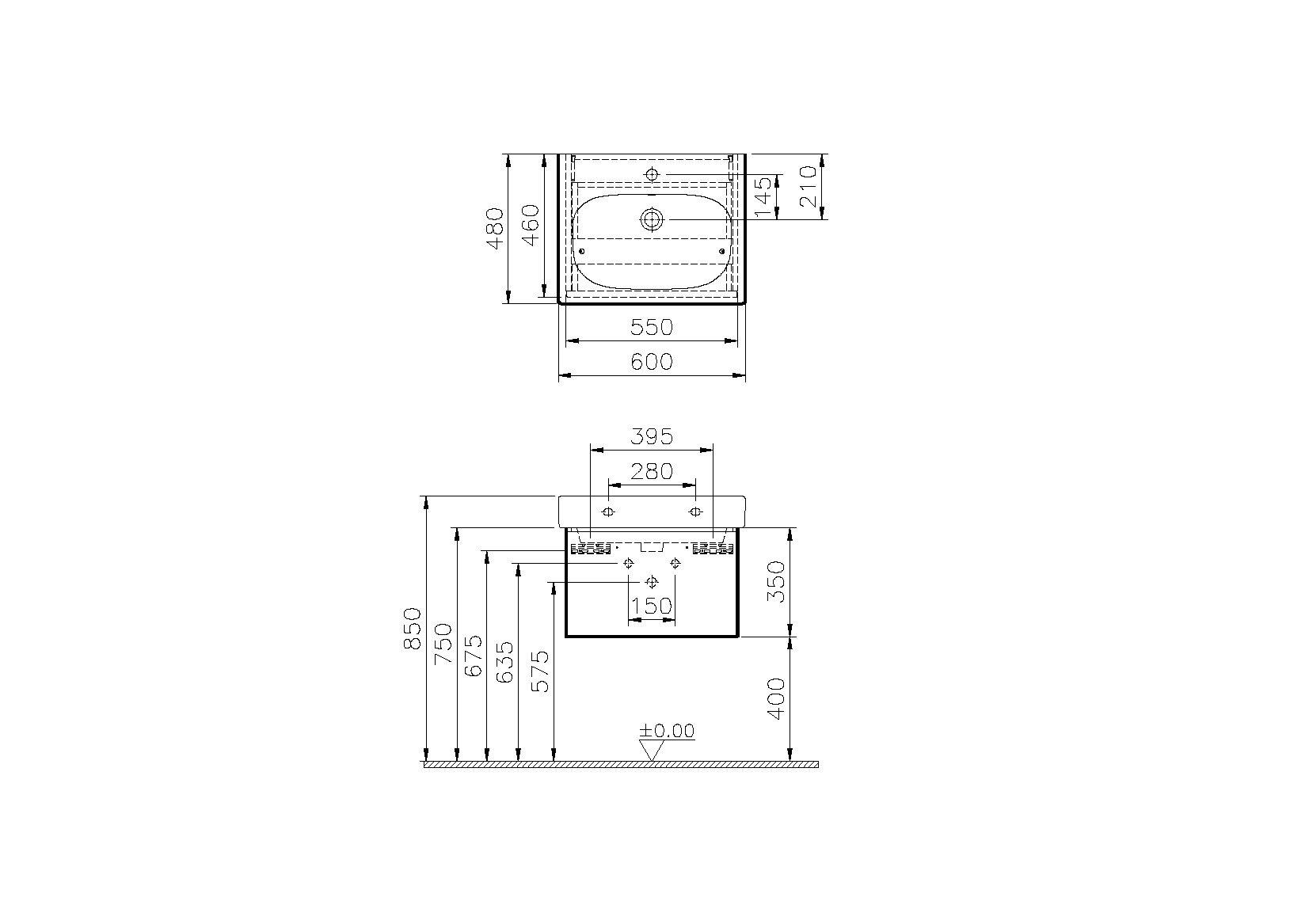 60048 Раковина Vitraglobal  - Вид №1