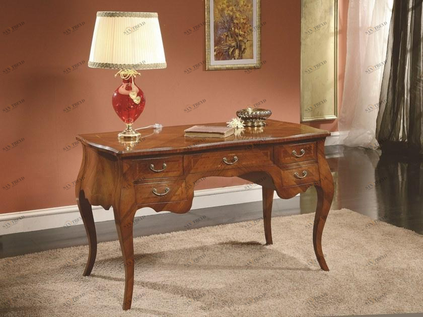 SCAPPINI & C Прямоугольный деревянный стол с ящиками 35th anniversary 788