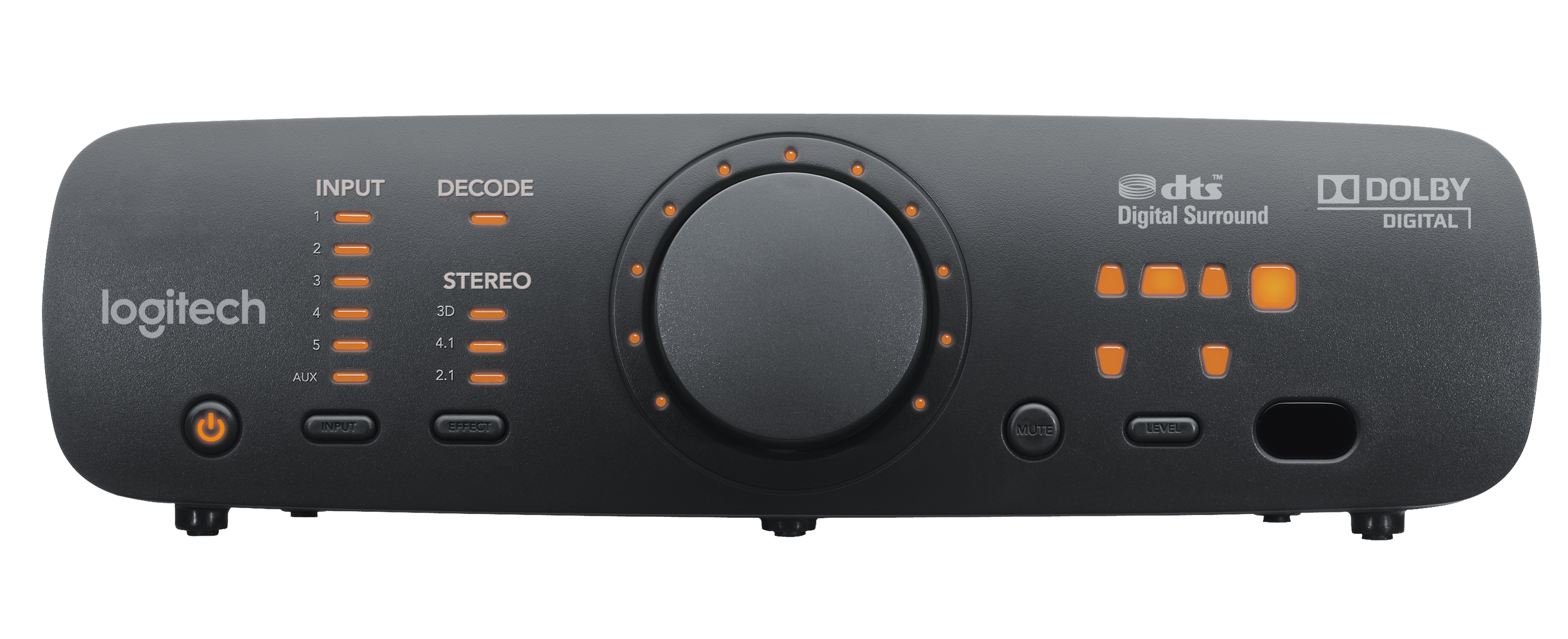 980-000468 Speaker system 5.1 z-906, 500 вт,surround sound, пульт ду, black Logitech Santreyd  - Вид №8