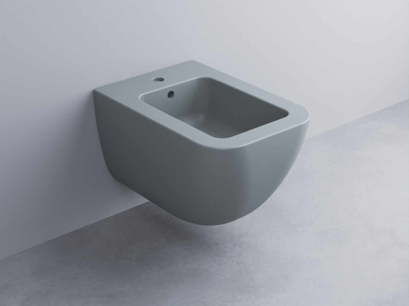 SHCOBS-BR Биде подвесное с одним отверстием под смеситель, в комплекте с крепежами cielo Shui Comfort Ceramica Cielo