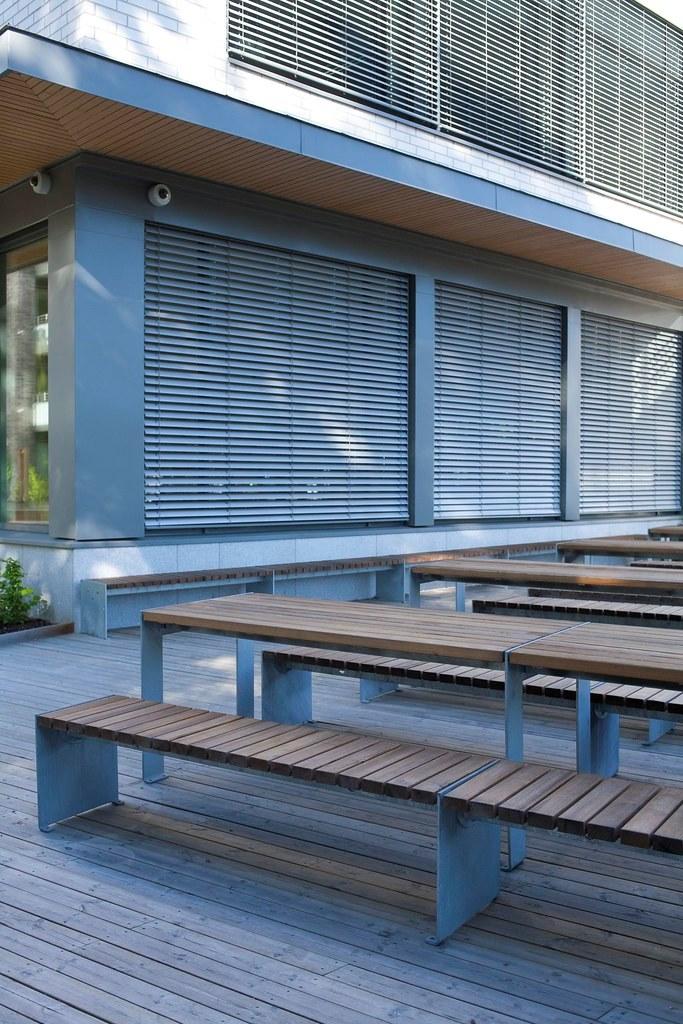 VESTRE Модульная скамья из стали и дерева без спинки Vroom sun-id-1463869 - Вид №6