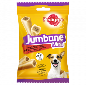 ПР0054116 Лакомство для собак Jumbone Mini говядина и домашняя птица 160г PEDIGREE