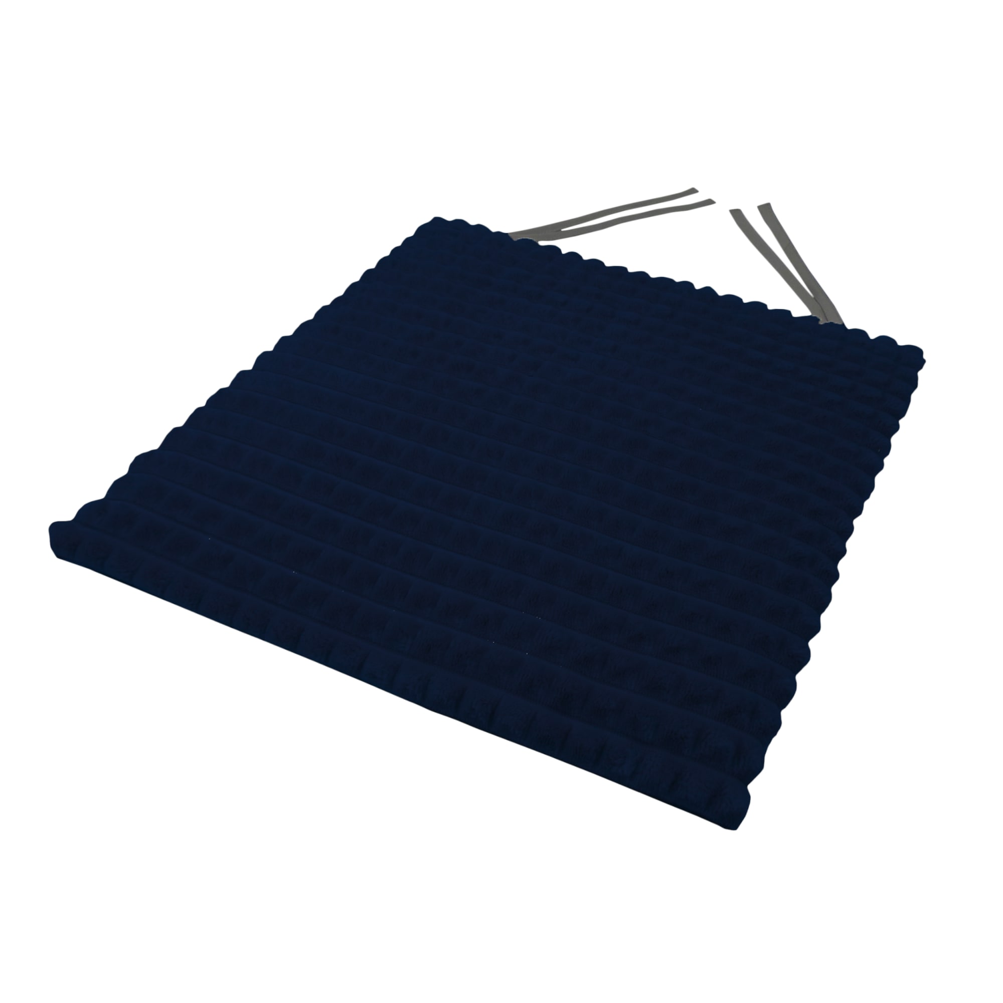 82234003 Галета для стула Плюш 40х40 см тёмно-синяя Santreyd  - Вид №1