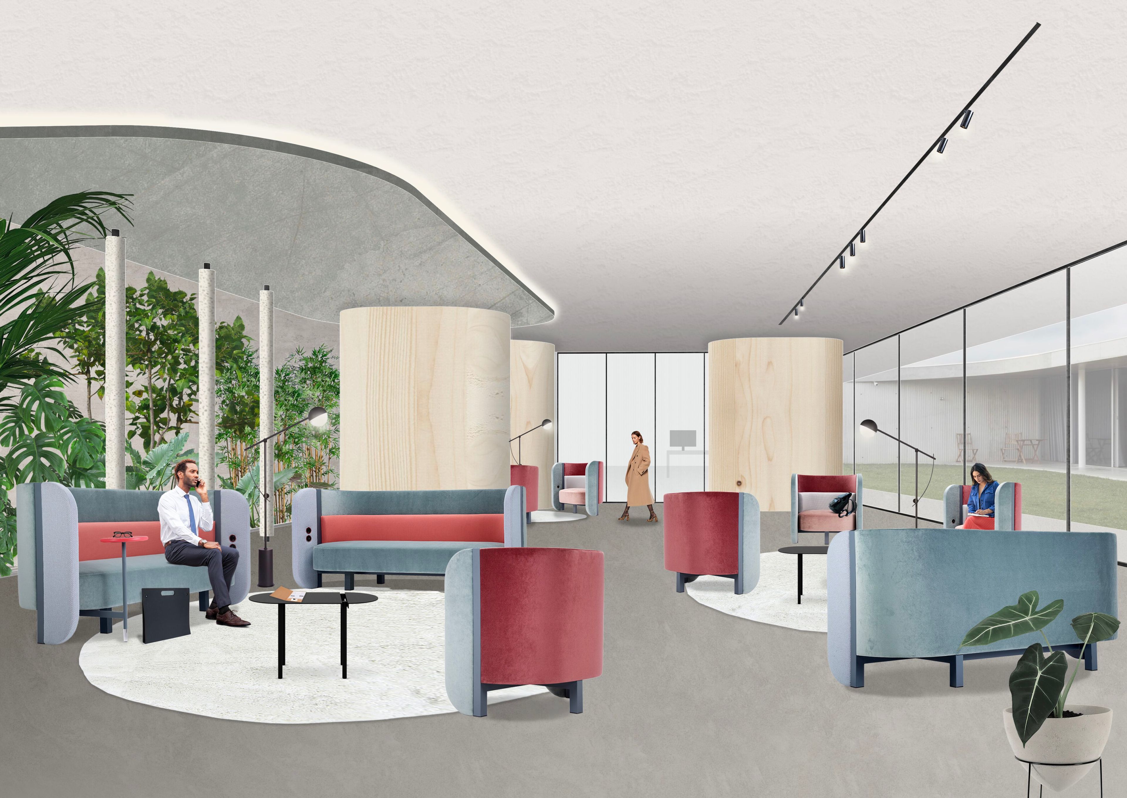 Бархатное кресло Adrenalina Bigala ARCH-00082243 - Вид №2