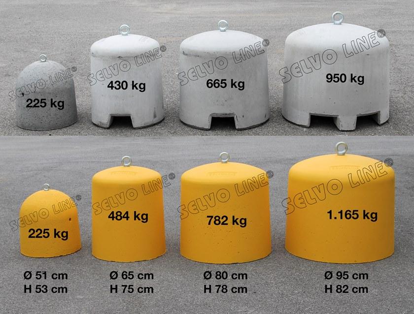 SELVOLINA Бетонный балласт / столбик sun-id-1350594 - Вид №2