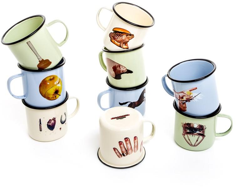 Кружка из эмалированного металла Seletti wears toiletpaper Santreyd sun-id-1350201 - Вид №3