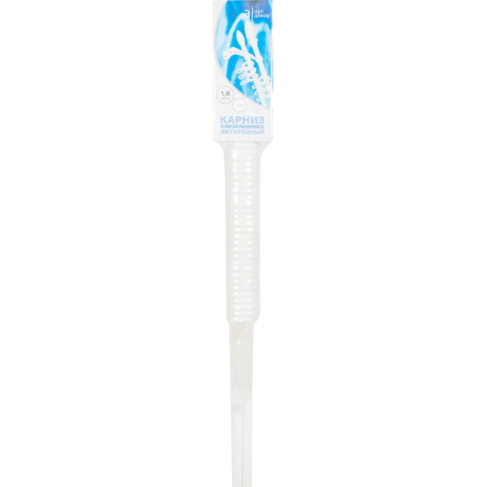 Карниз двухрядный Gracia 160 см металл цвет белый АРТ-ДЕКОР STLM-2085054 - Вид №2