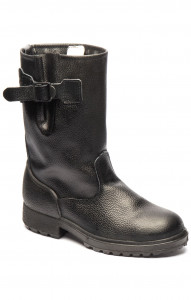 5039186 Сапоги комбинированные с металлическим подноском арт. 105-1 МП черные  Летняя обувь  размер 41