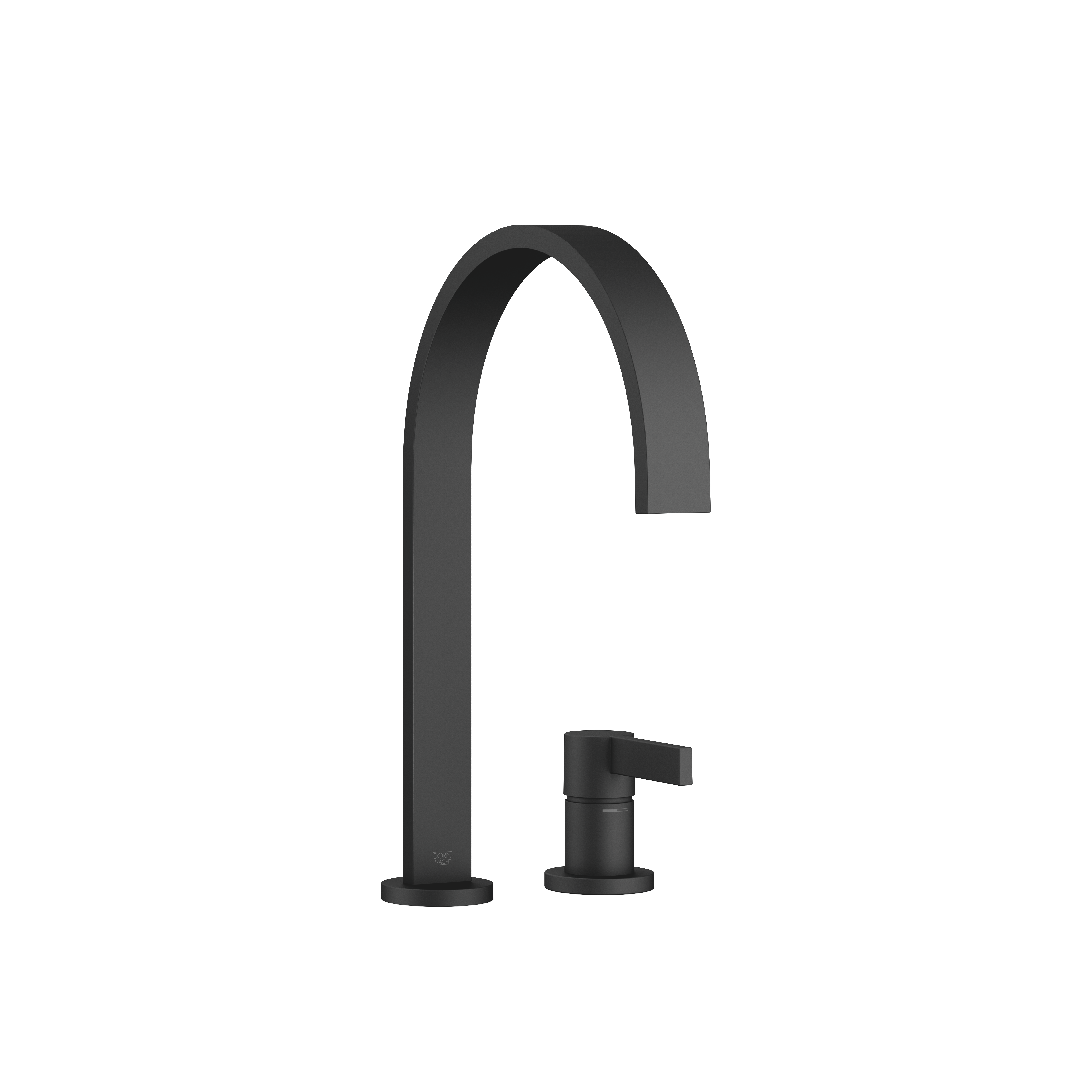 MEM Смеситель на два отверстия с отдельными розетками - матовый черный DornBracht 32815682-33