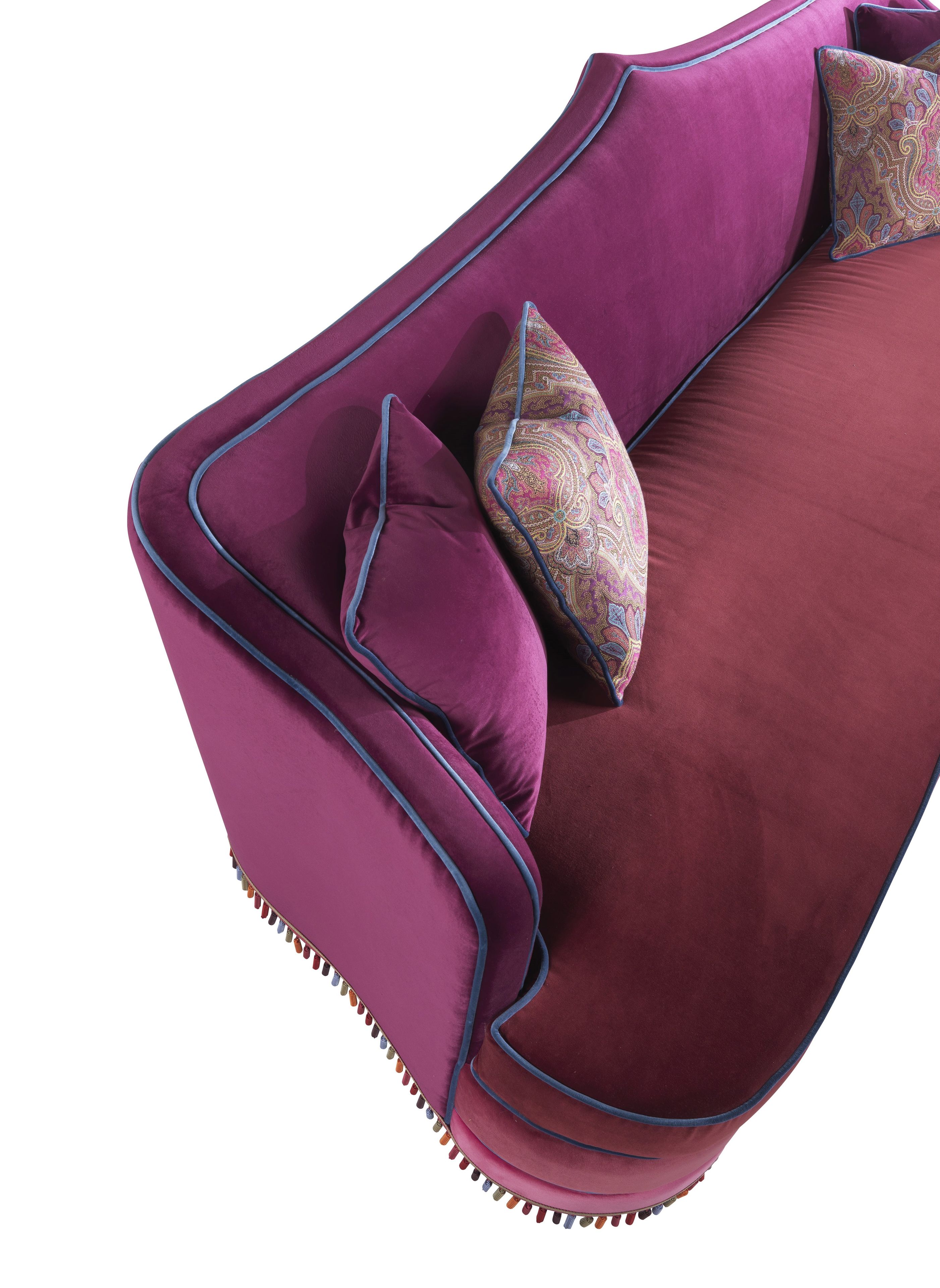 3-местный бархатный диван ETRO Home Interiors Amina ARCH-00086883 - Вид №3