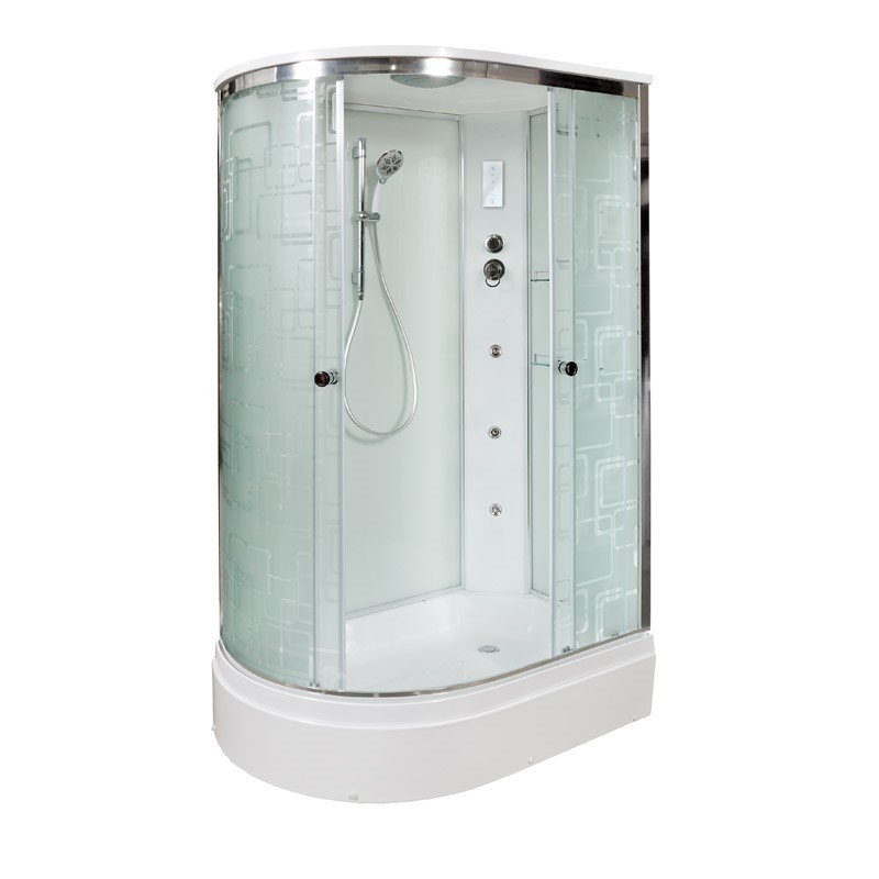 L 902 L N с гидромассажем Душевая кабина DETO Серия L ЕМ2712R с гм. и эл. - Вид №17