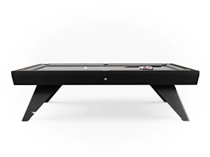 Прямоугольный бильярдный стол из дуба и железа