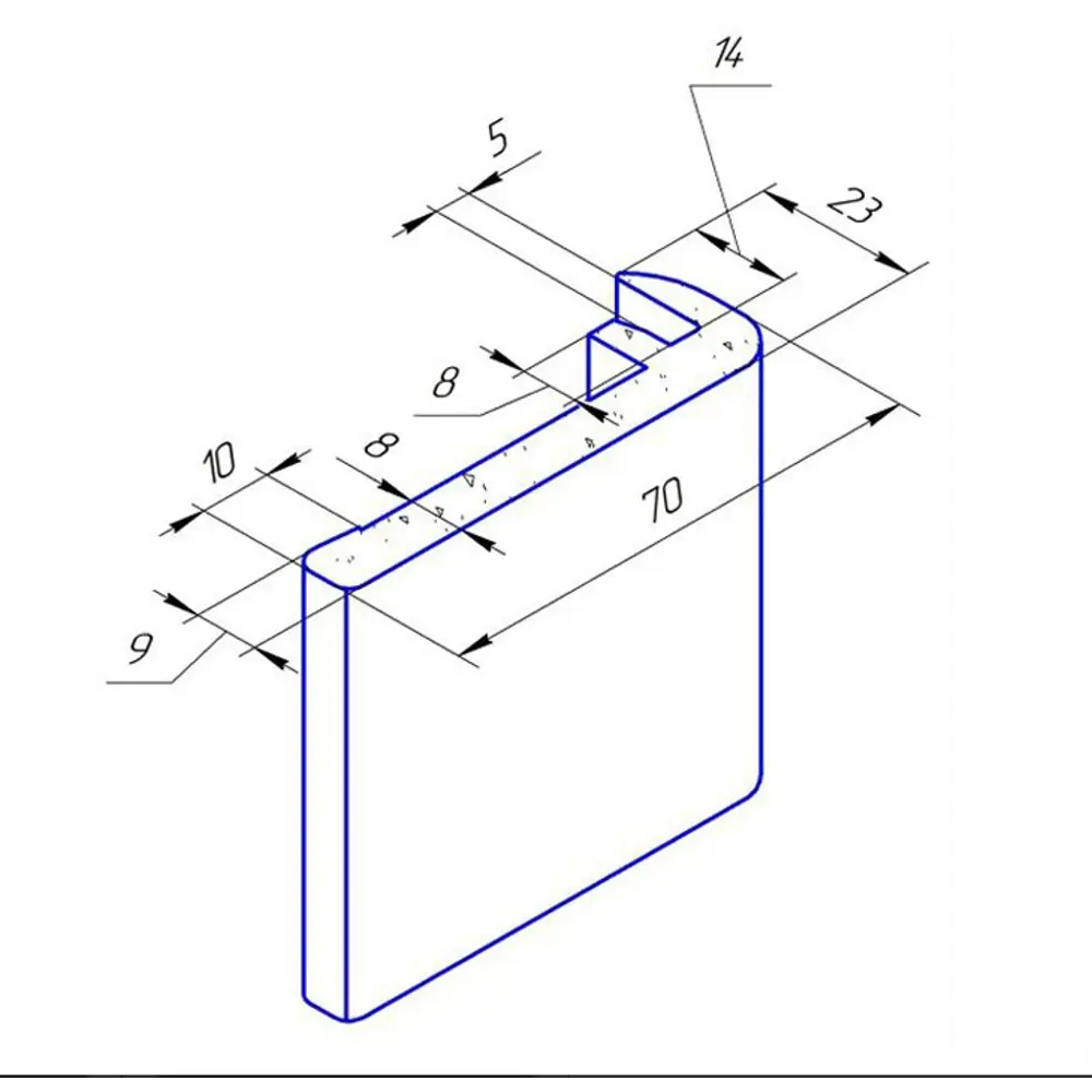 Телескопический наличник KAPELLI 2170 мм ПВХ кремовый 86375572 STLM-0898504 - Вид №4
