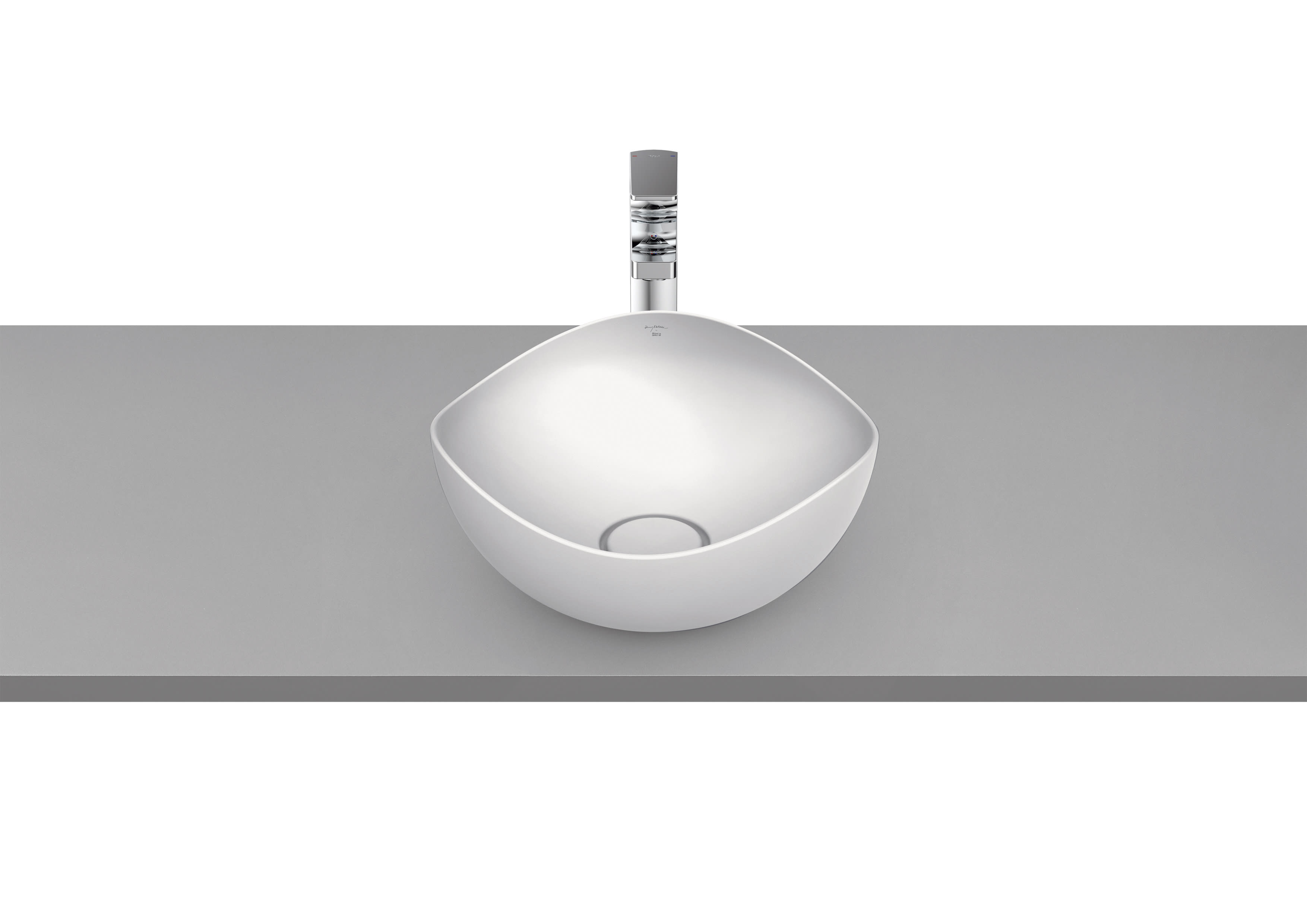 A327A15630 Умывальник FINECERAMIC® со столешницей ROCA Ohtake  - Вид №1