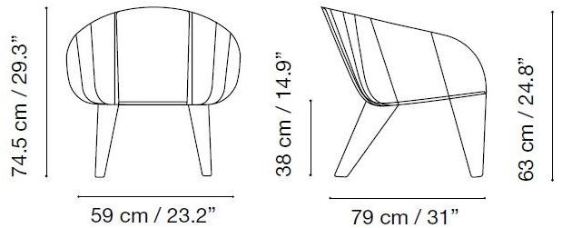 iSimar Садовое кресло из стали с подлокотниками Olivo 8083 - Вид №16